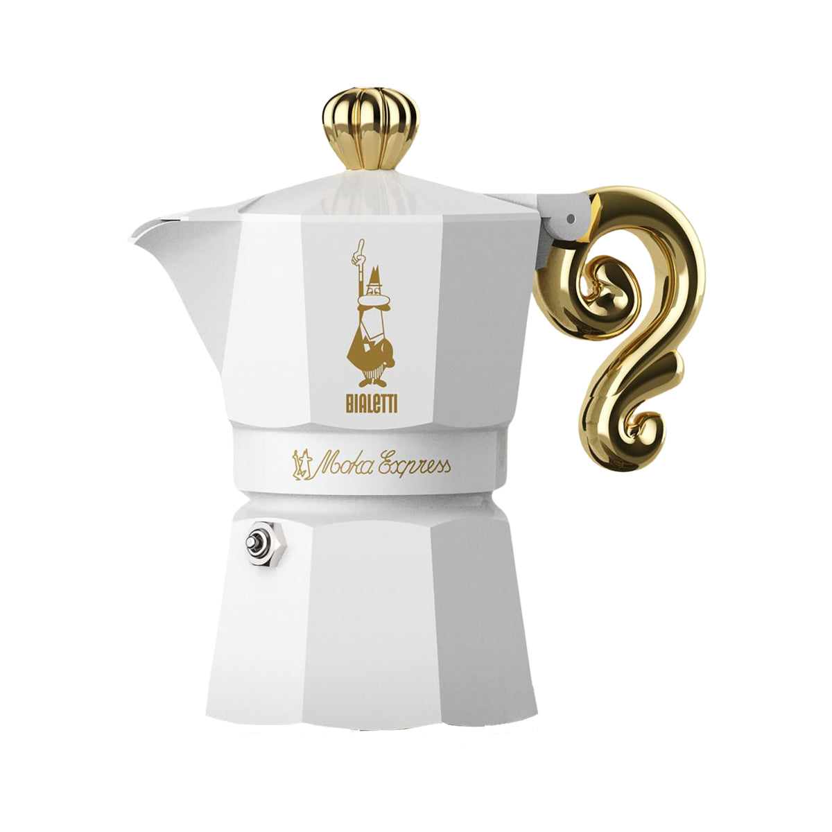 Moka Express 3 Tz Pure Gold Bialetti Exclusive