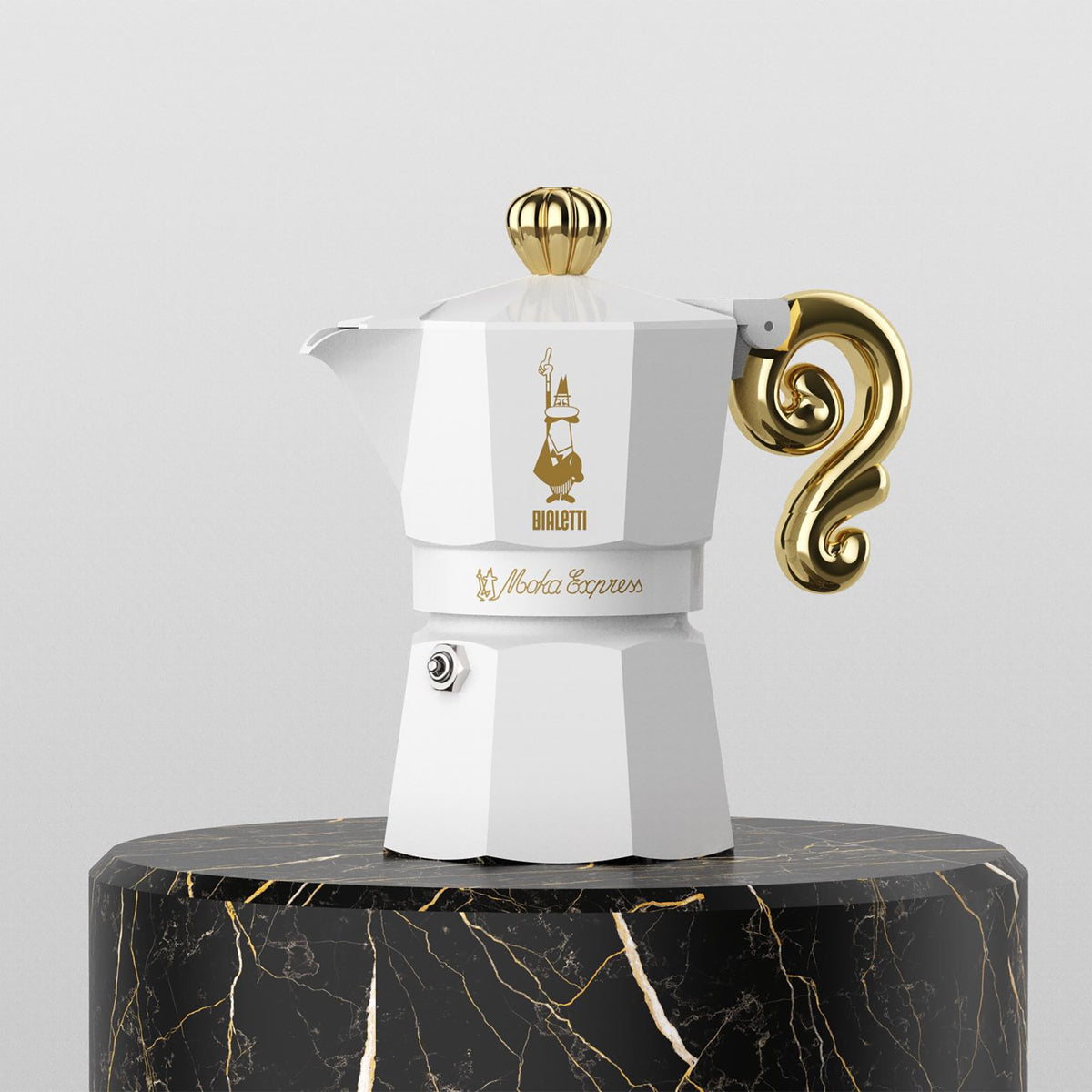 Moka Express 3 Tz Pure Gold Bialetti Exclusive