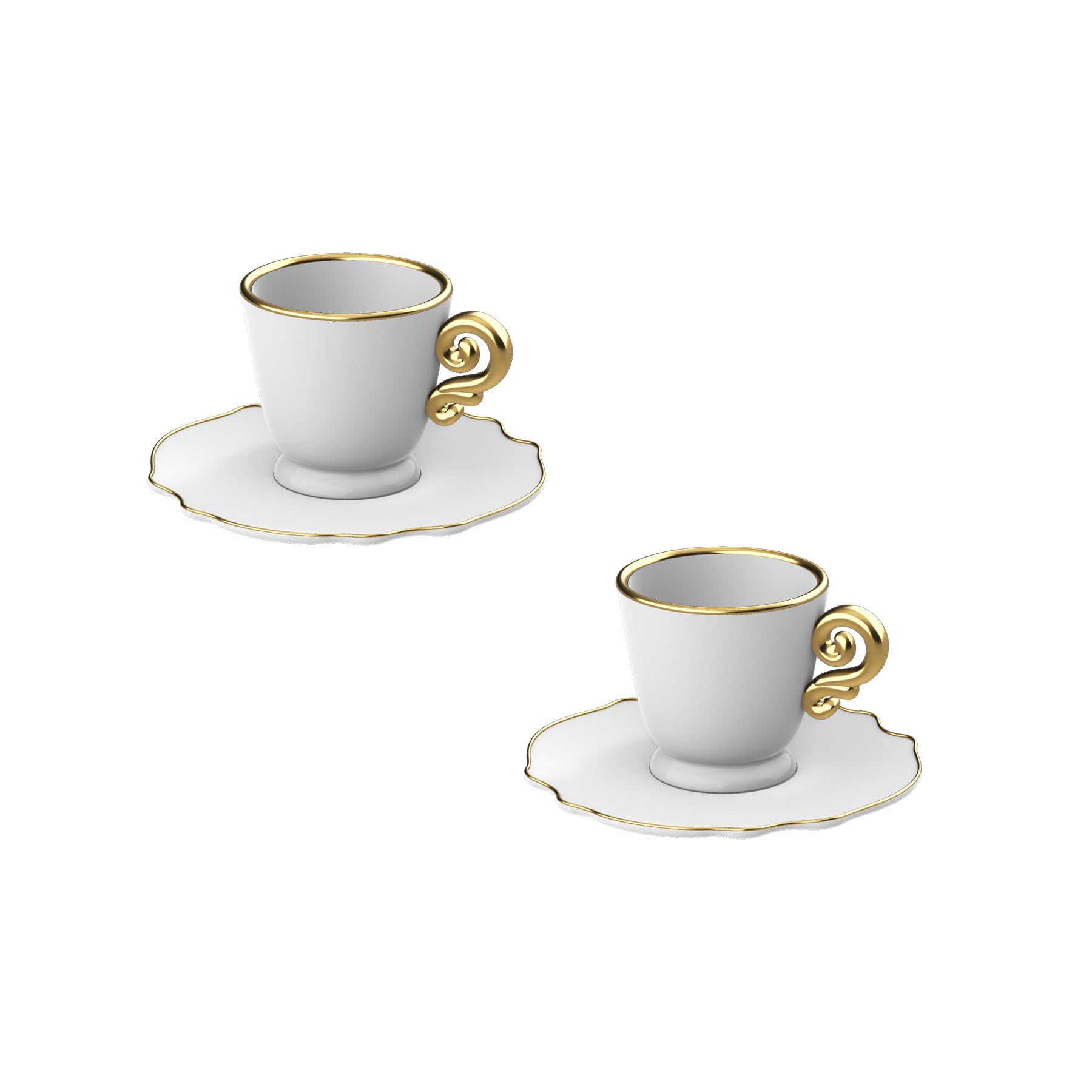 Set 2 Tazzine Pure Gold Bialetti Exclusive