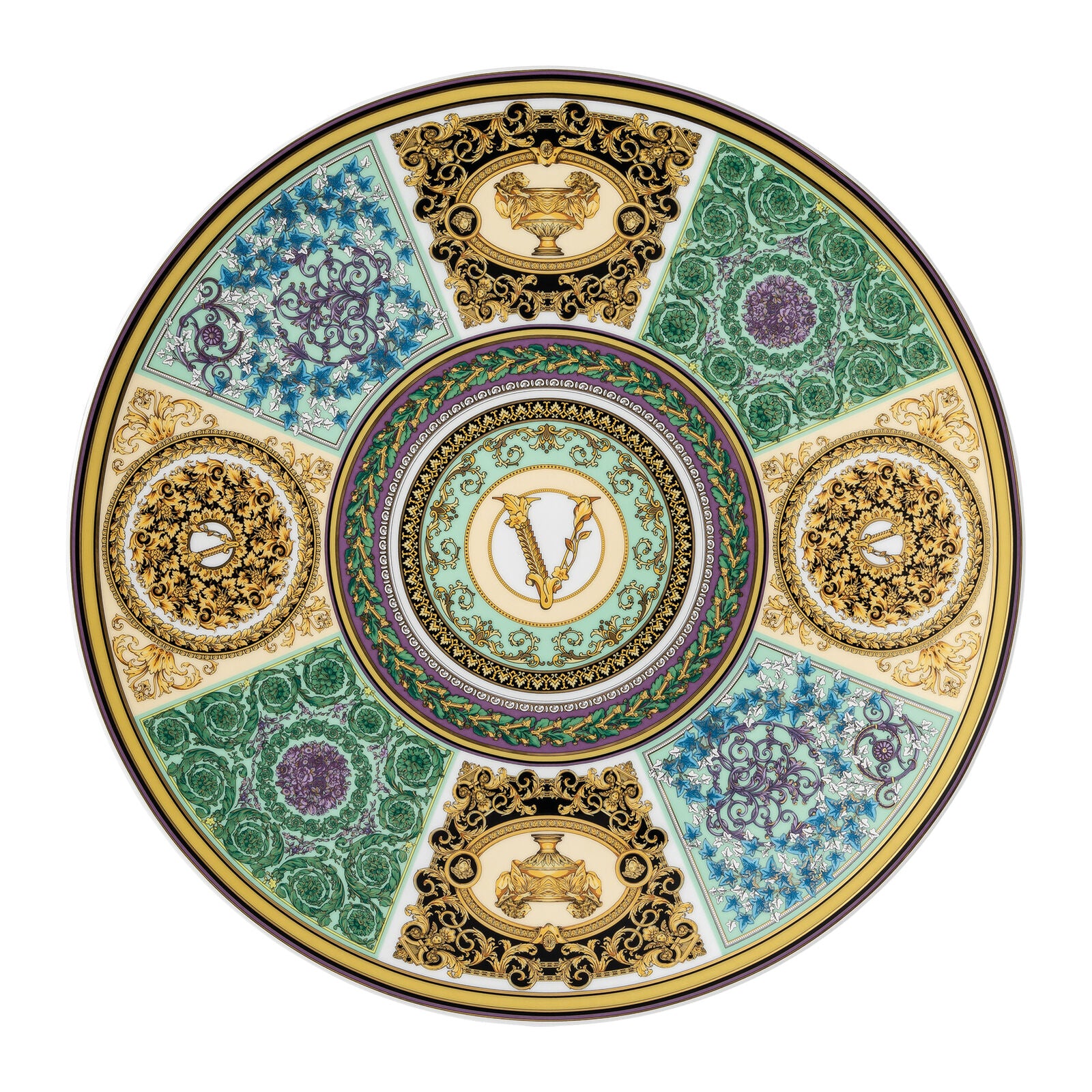 Barocco Mosaic – Piatto segnaposto 33 cm Versace