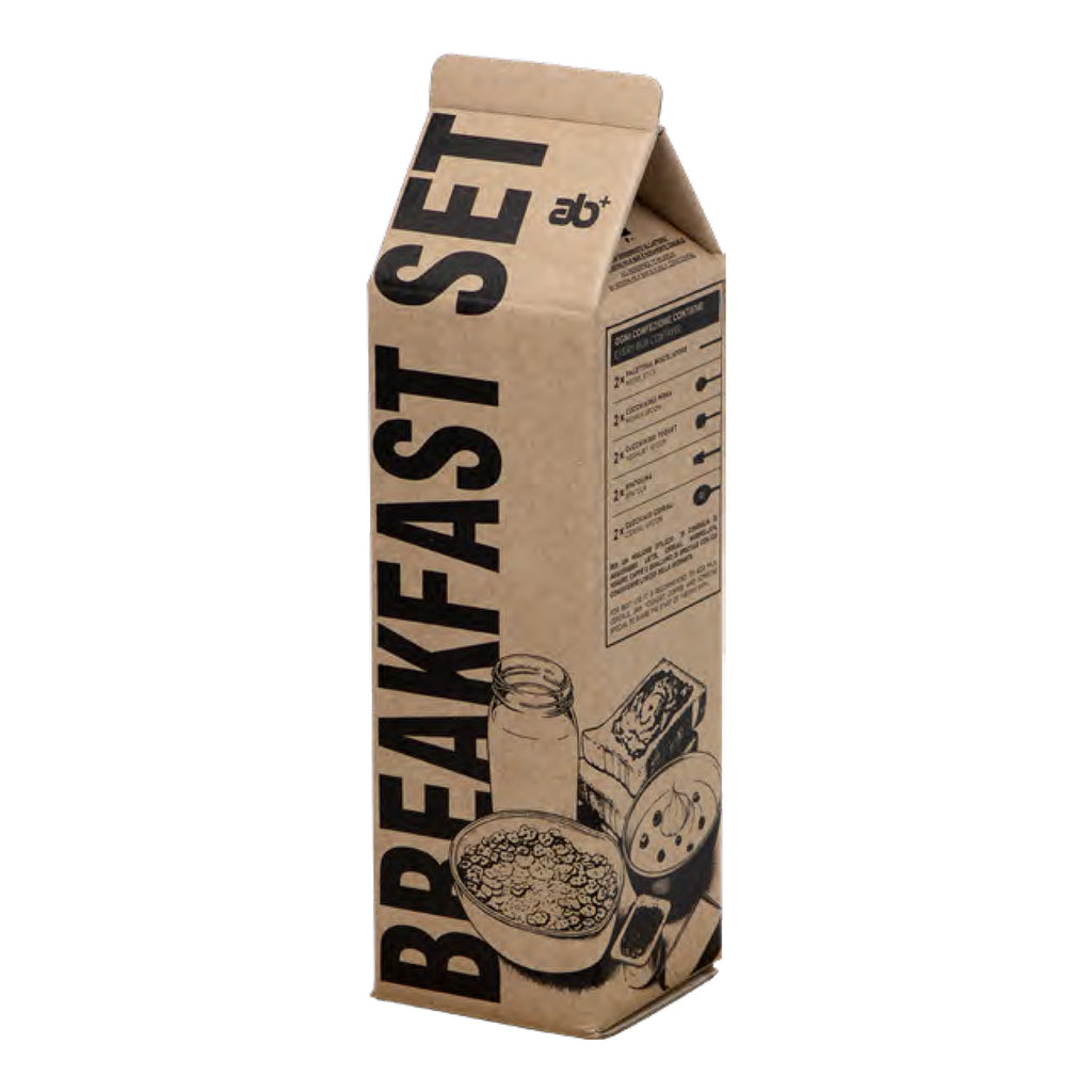 Break&Fast Set + Box Ab+ Inox 18/10 Abert