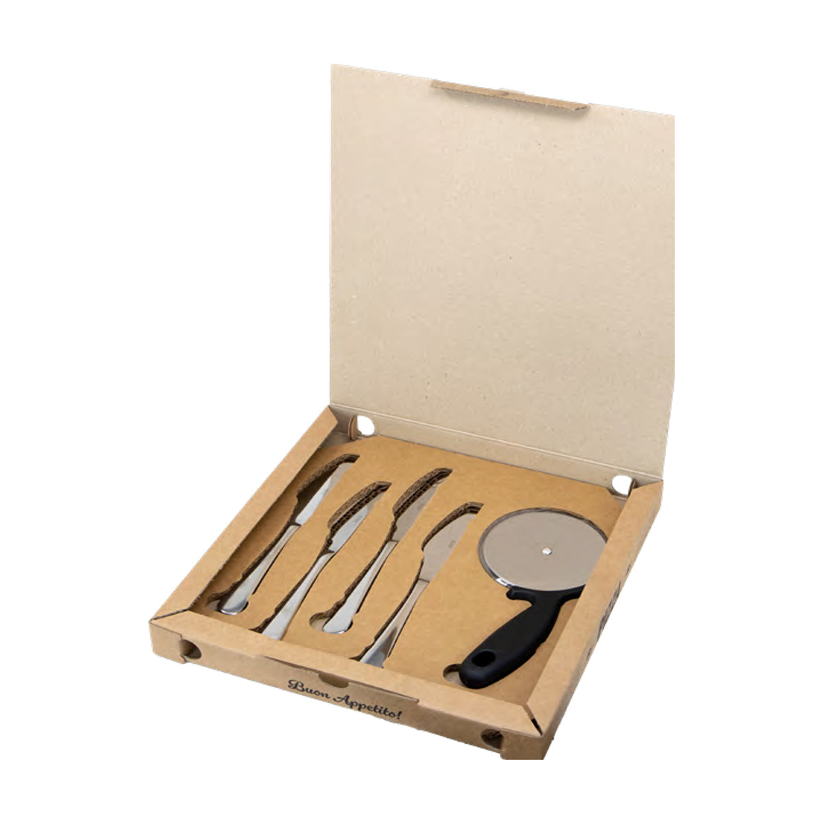 Pizza Set + Box Ab+ Inox Abert