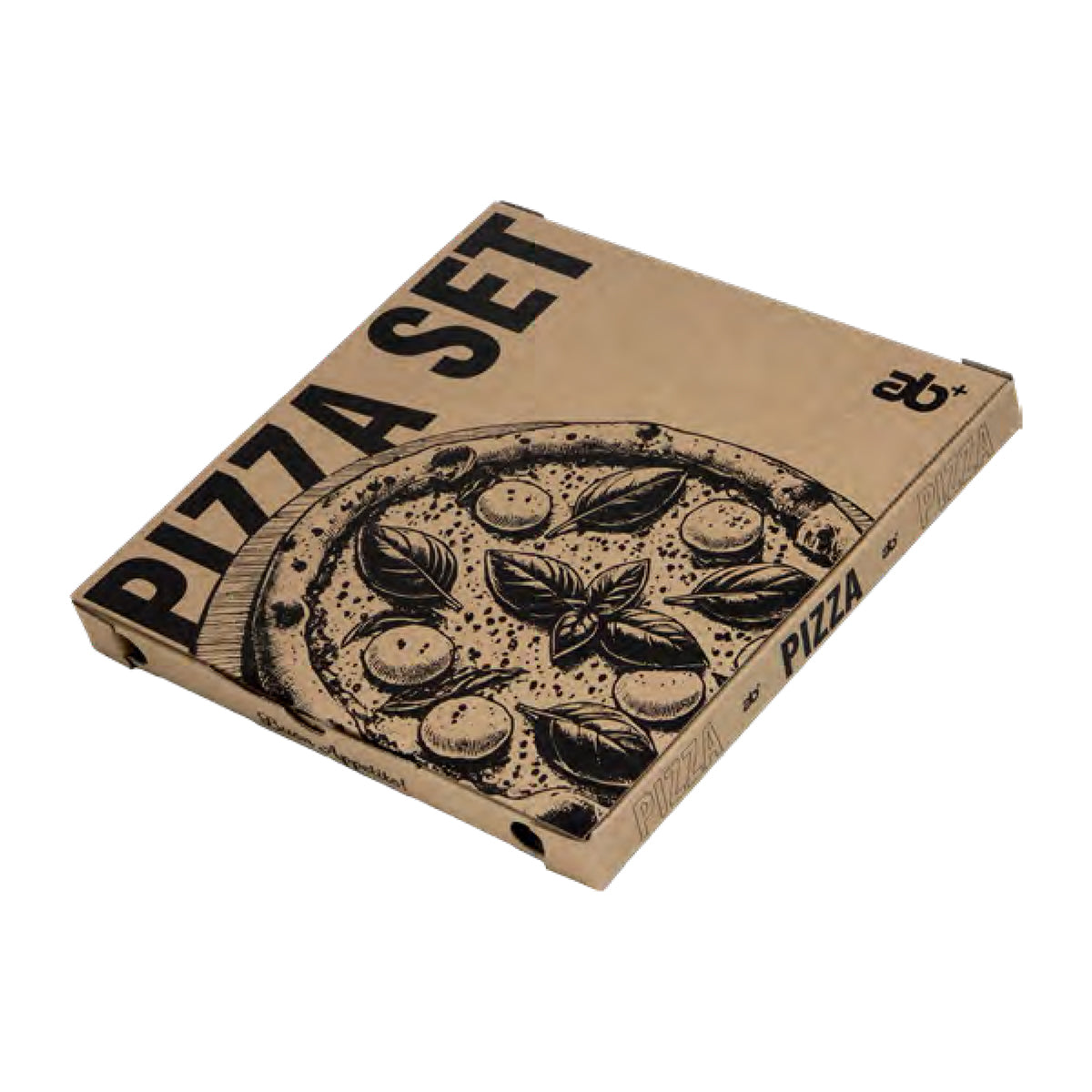 Pizza Set + Box Ab+ Inox Abert