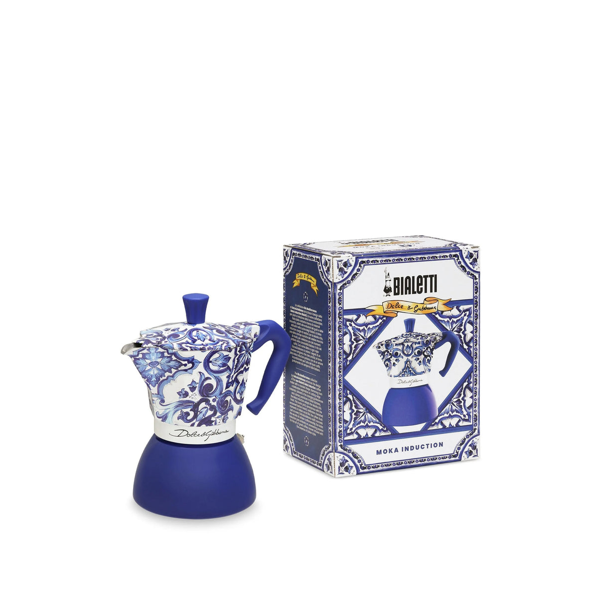 Moka Induction Dolce&Gabbana Blu Mediterraneo 6 Tazze Dolce E Gabbana