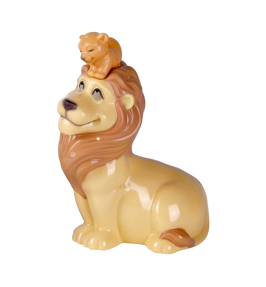 Statuina re leone Nao By Lladro`