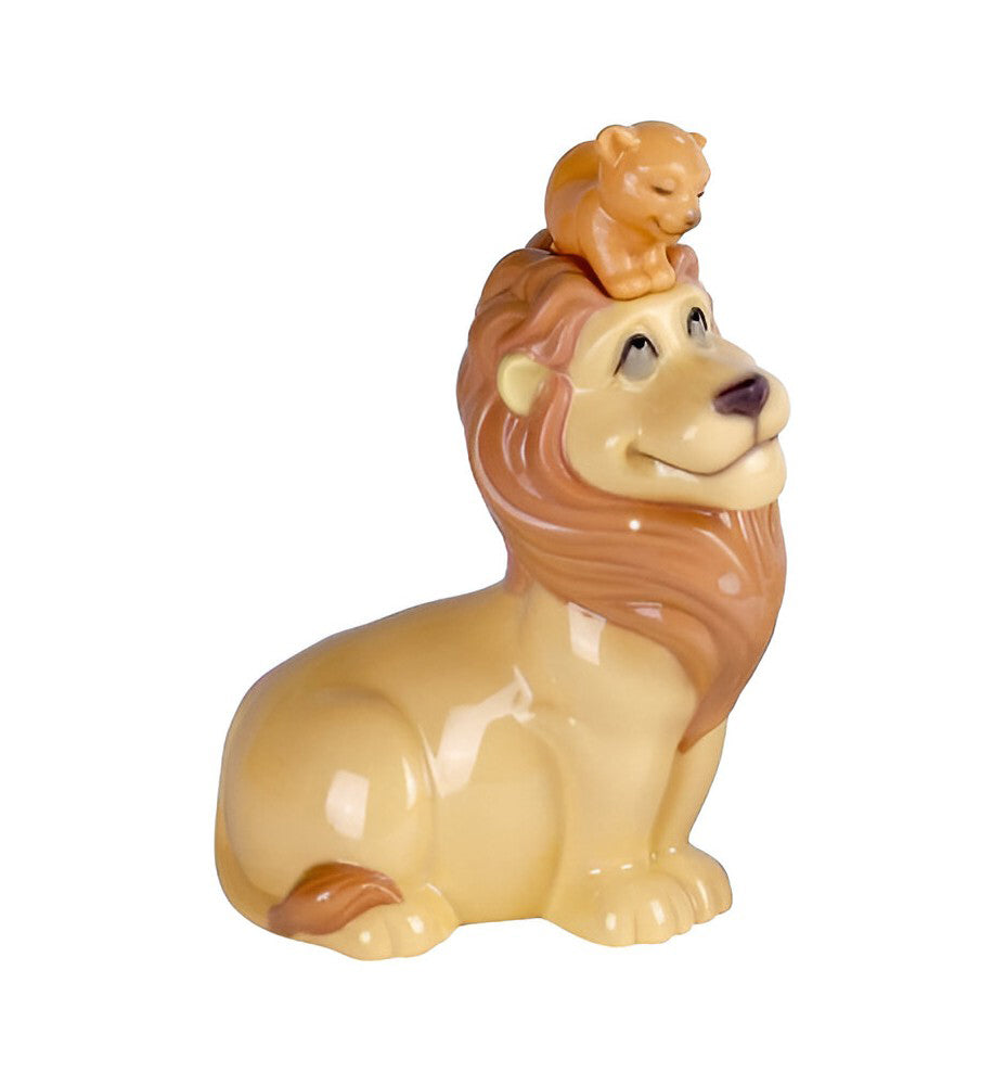 Statuina re leone Nao By Lladro`