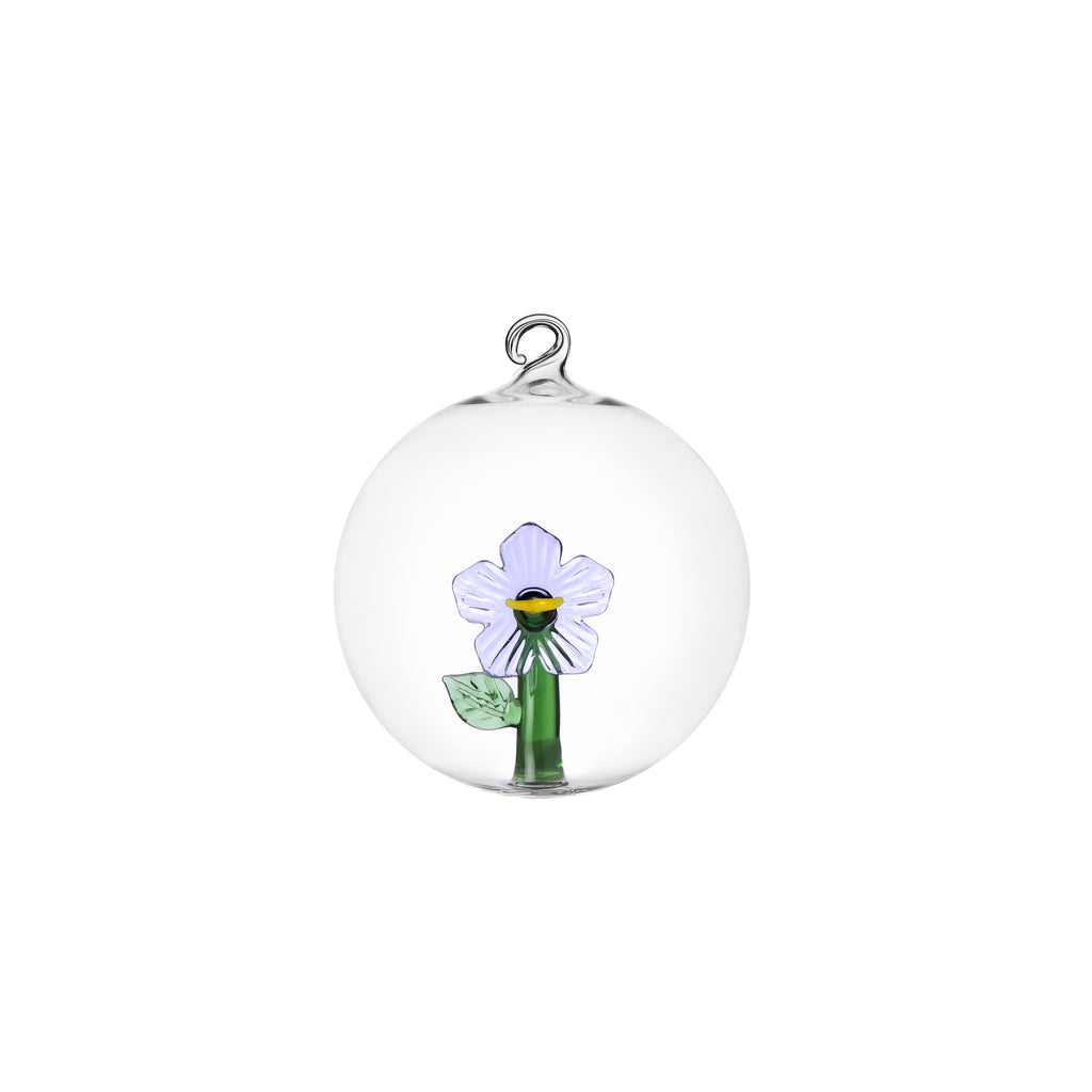 Set 3 sfere Natale Fiori natale Ichendorf