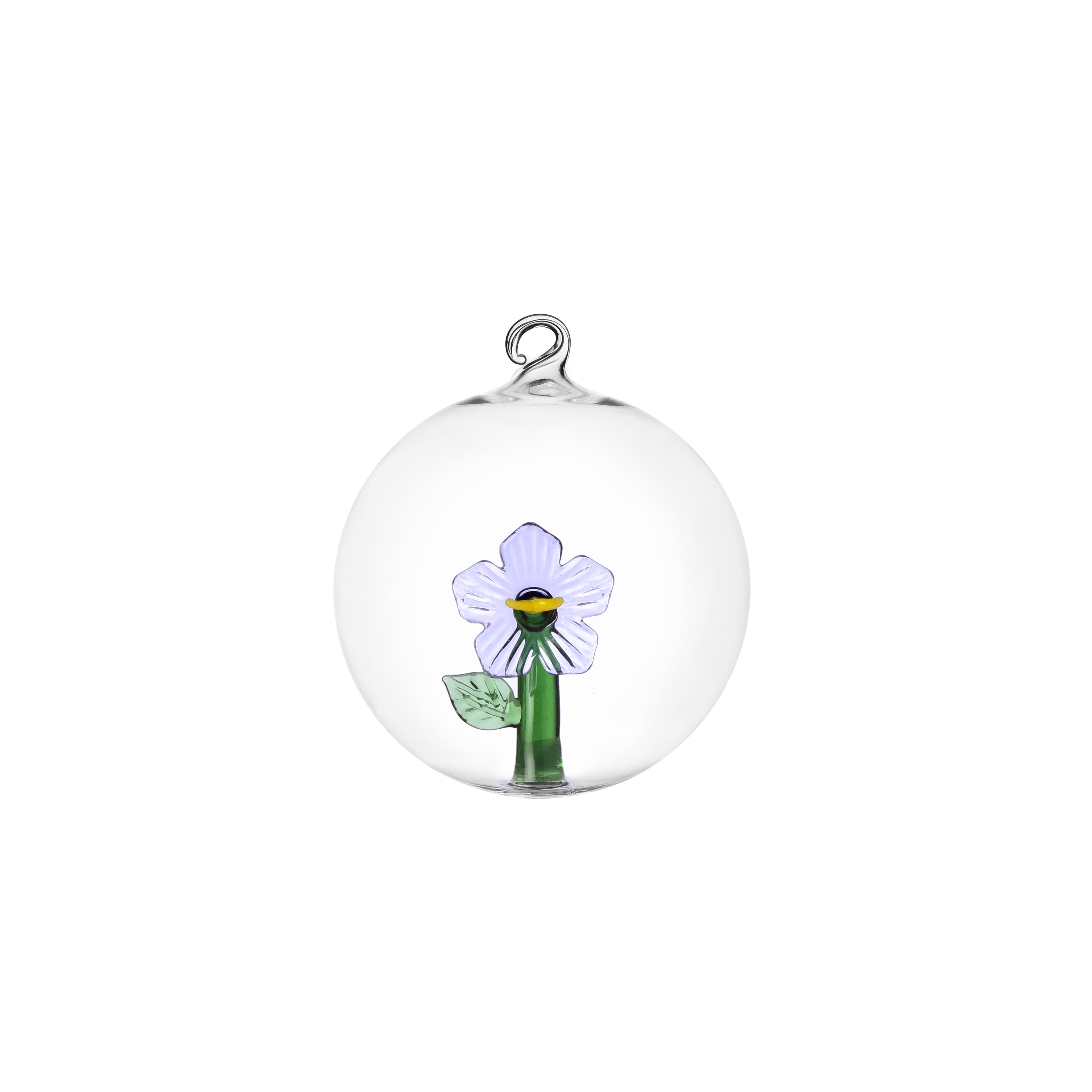 Set 3 sfere Natale Fiori natale Ichendorf
