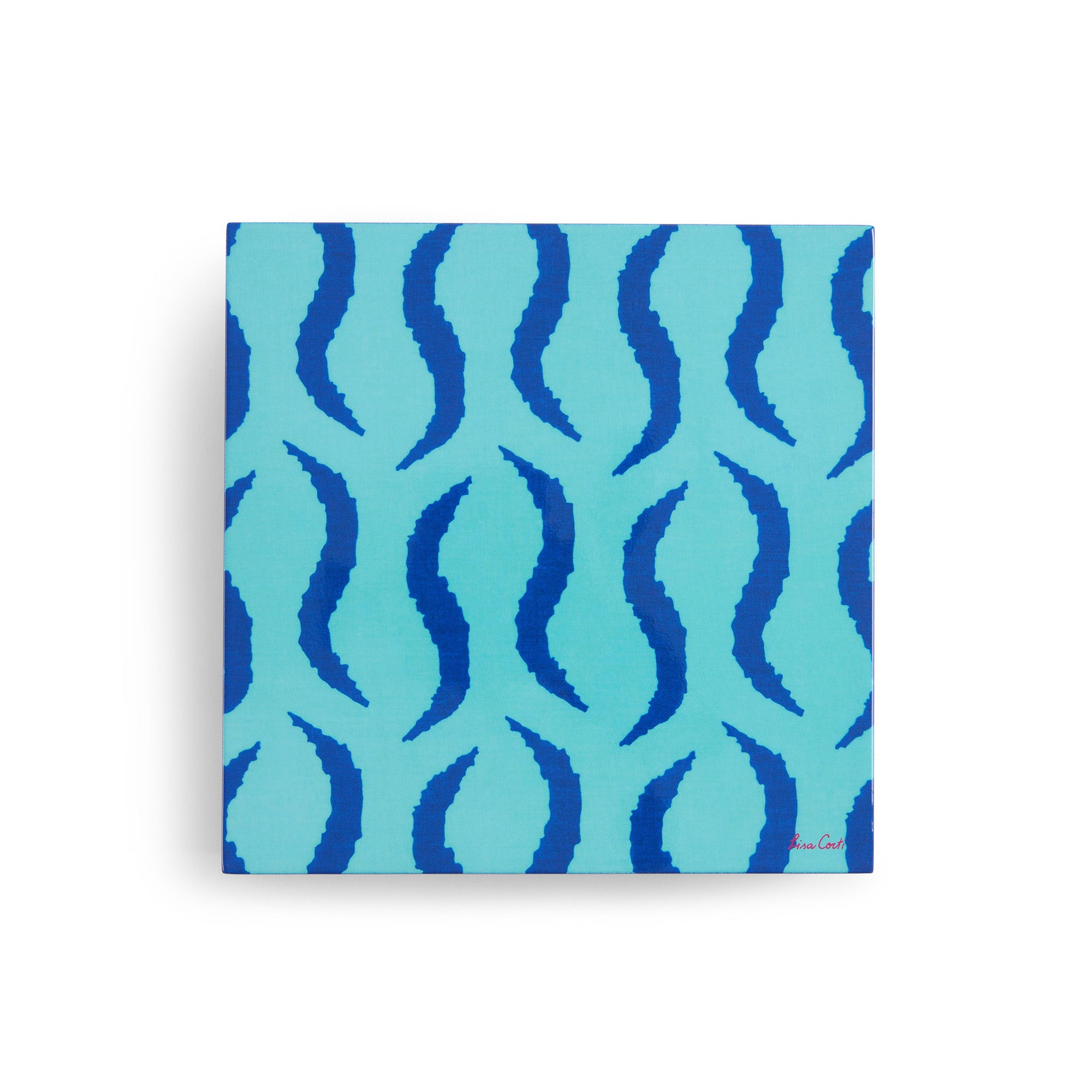 Box Medium Tiger Touch Blue Lisa Corti