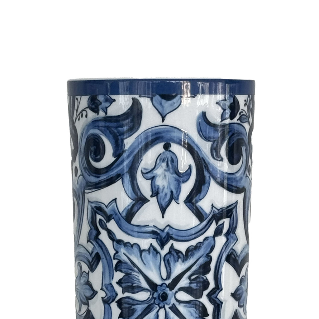 Vaso Cilindrico Blu Mediterraneo Dolce E Gabbana