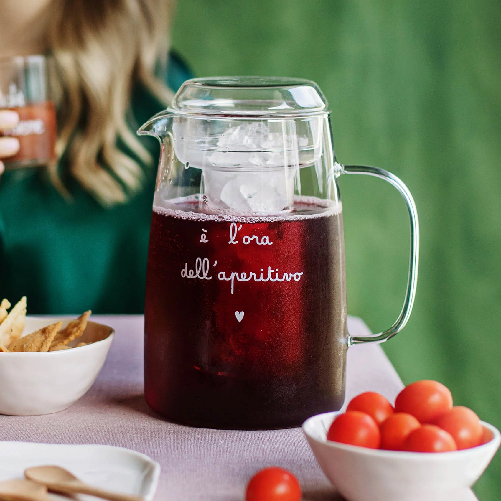 Caraffa con portaghiaccio, E` l`ora dell`aperitivo Simple Day
