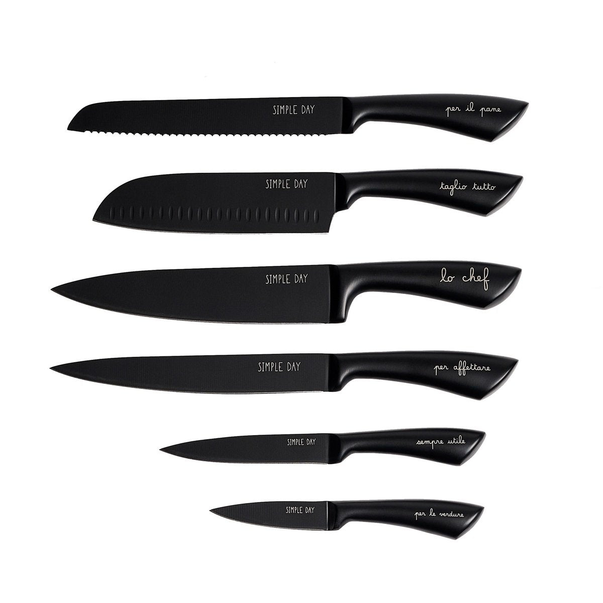 Set 6 coltelli da cucina Per la cucina Simple Day