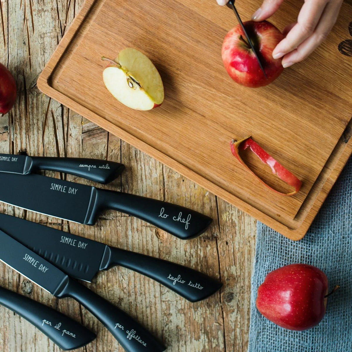 Set 6 coltelli da cucina Per la cucina Simple Day
