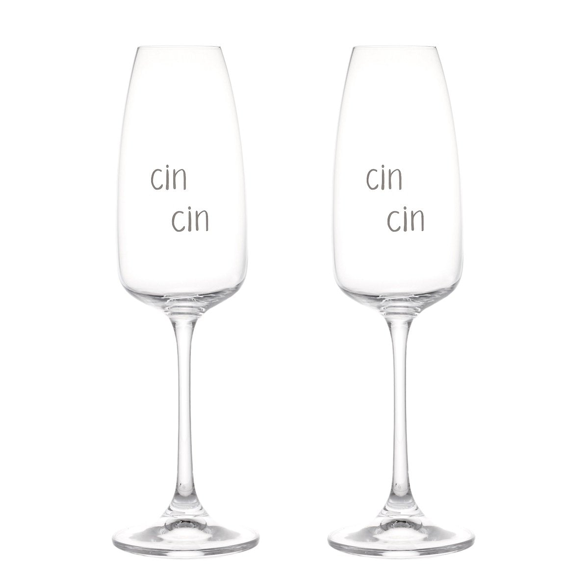 Set 2 calici flute Cin Cin Simple Day