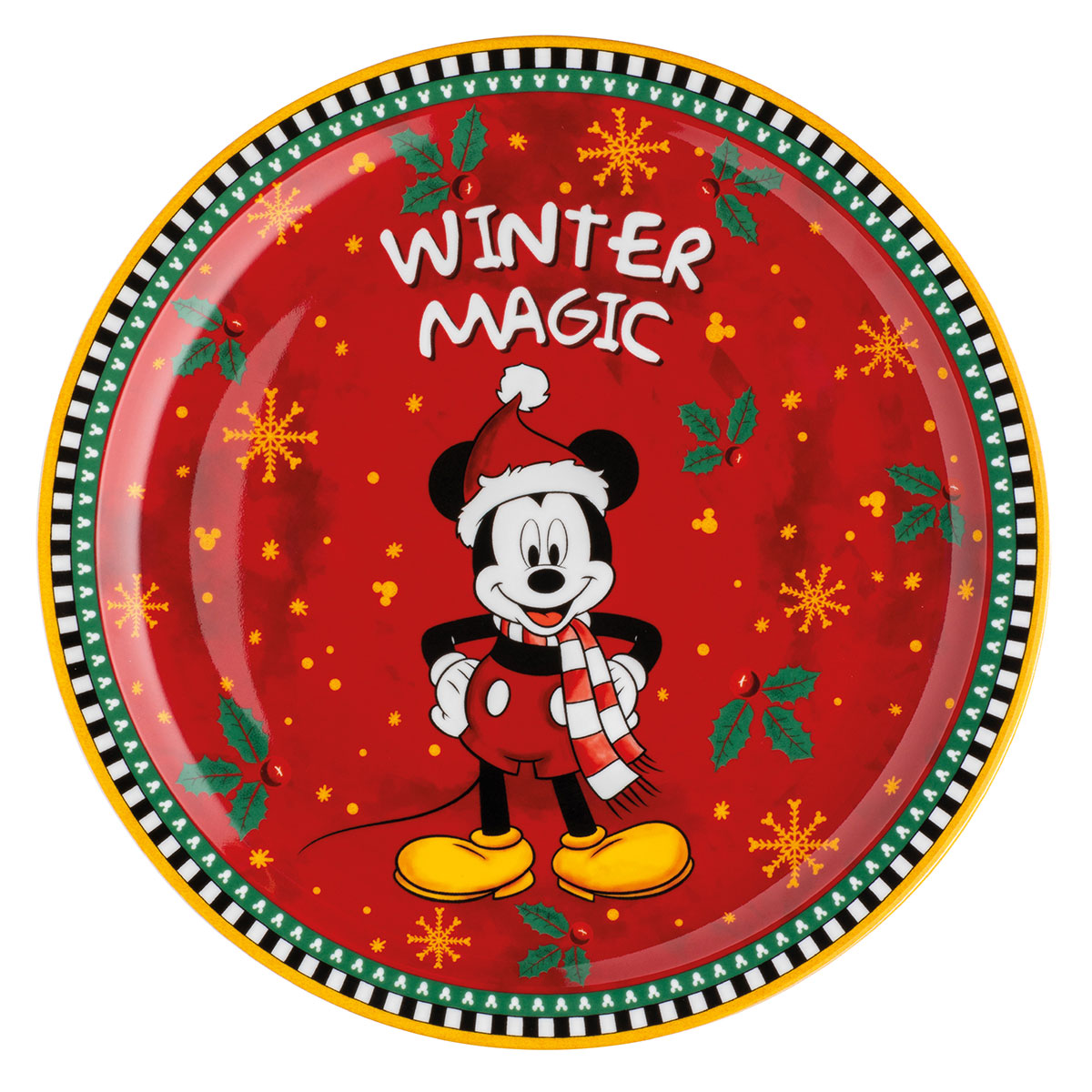 Piatto Panettone Winter Magic Minnie Mouse D 31 Egan