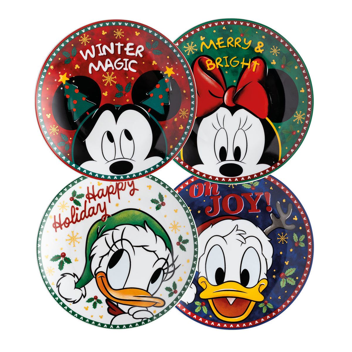 Set 4 Piattini Dolce Winter Magic D 19 Egan