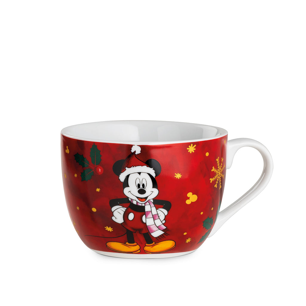 Tazza Colazione Winter Magic Mickey Mouse Ml 520 Egan