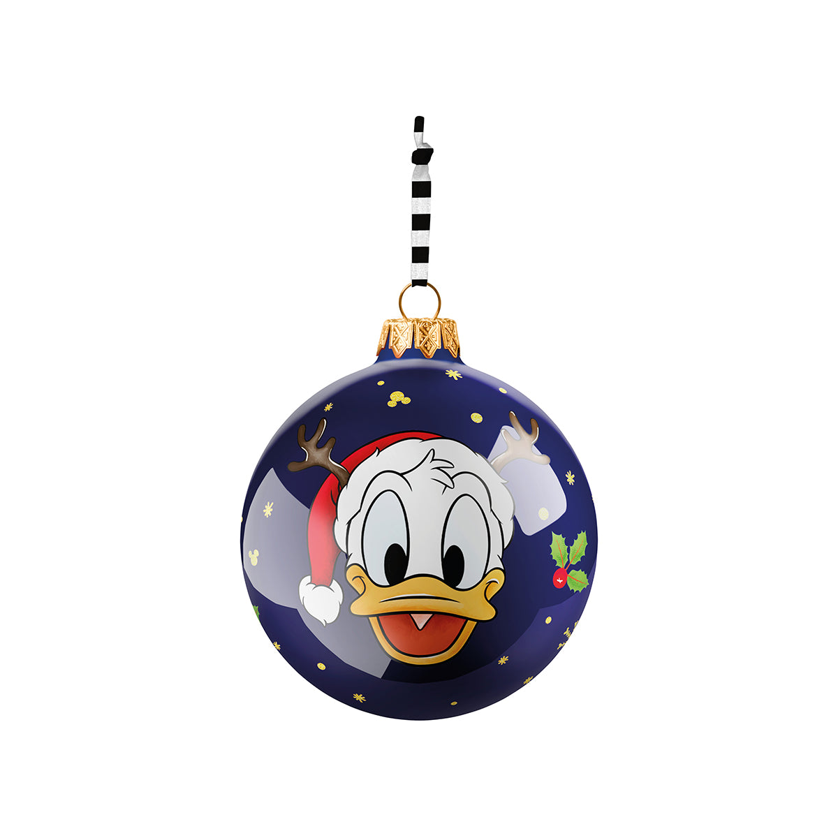 Palla Di Natale Winter Magic Donald Duck D 8 Cm Egan