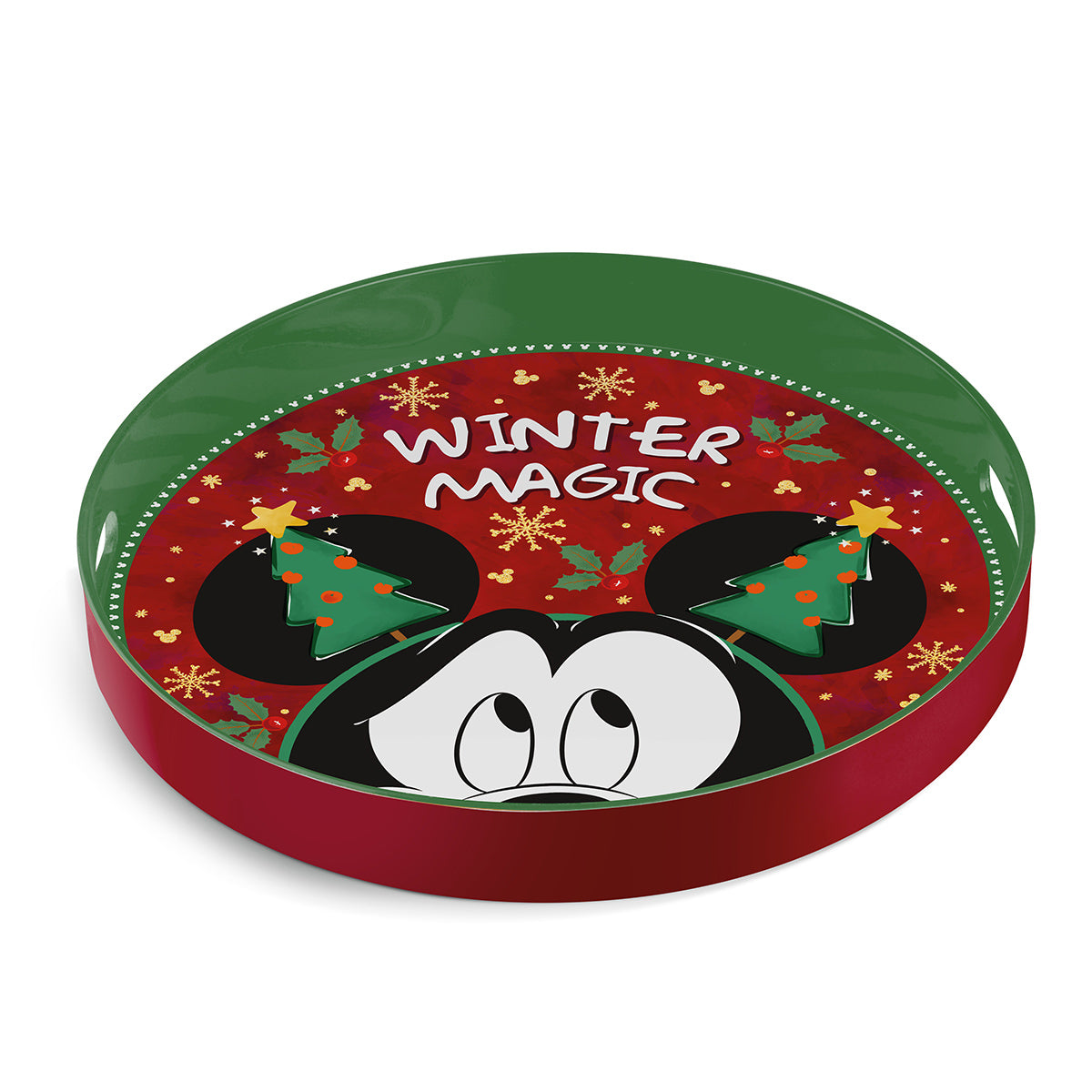 Vassoio Winter Magic Mickey Mouse D 32 Egan
