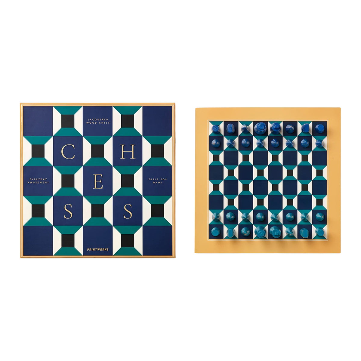 Lacquered Chess Athena Printworks