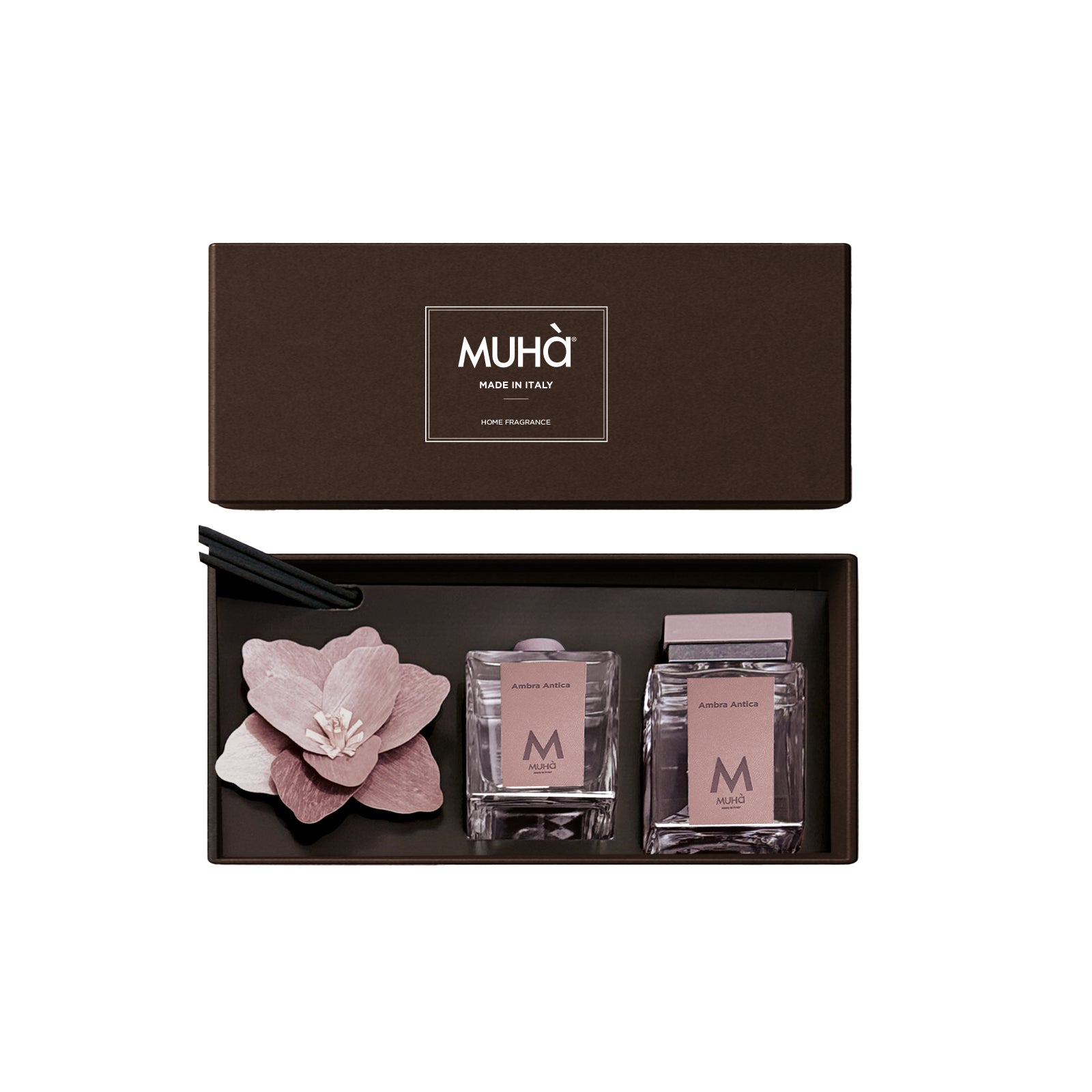 Confezione Magnum 250+Perfume 200 Ambra Antica Muha