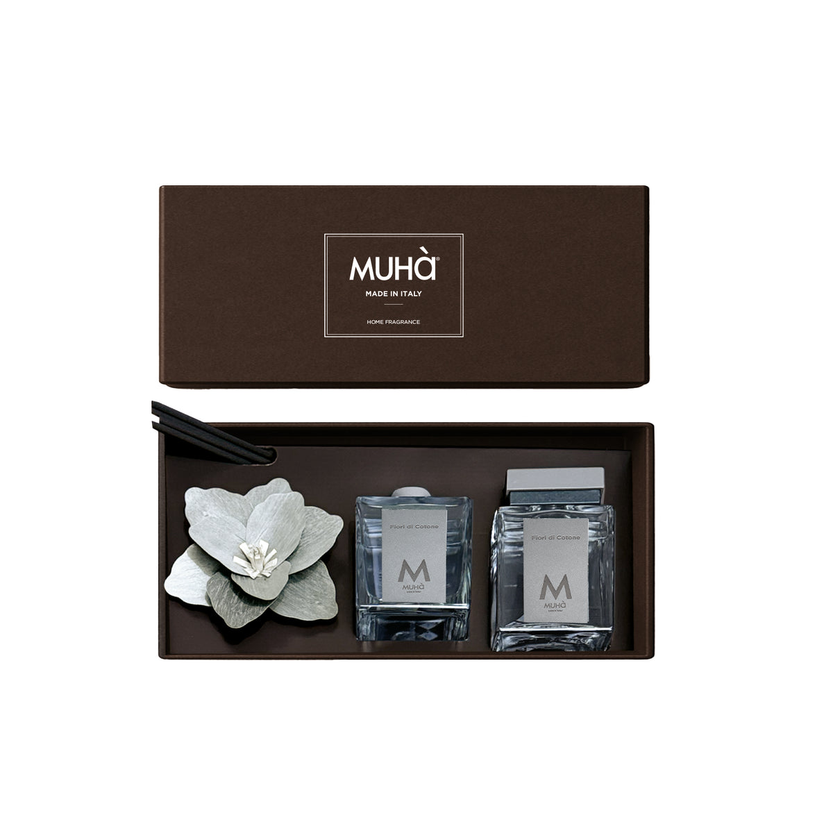 Confezione Magnum 250+Perfume 200 Fiori Cotone Muha