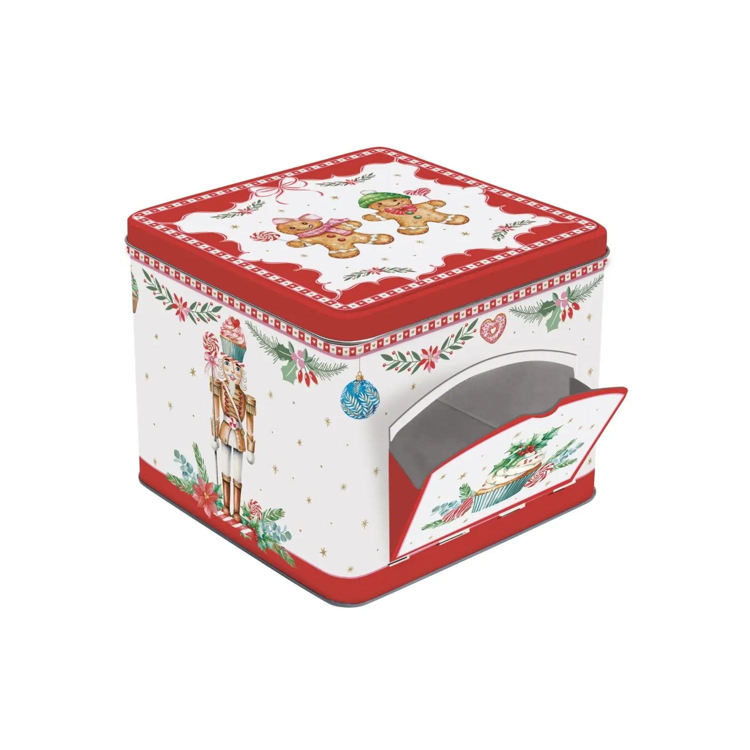 Scatola In Latta Porta Caramelle Sweet Christmas Easy Life