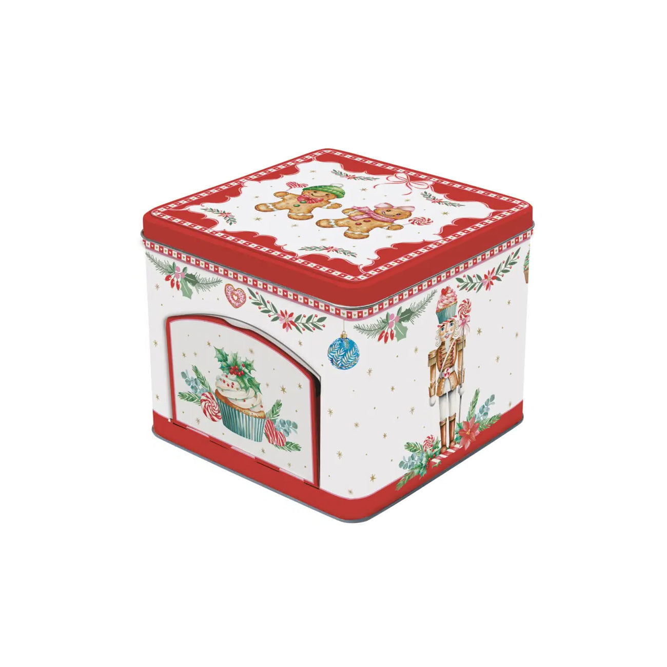 Scatola In Latta Porta Caramelle Sweet Christmas Easy Life