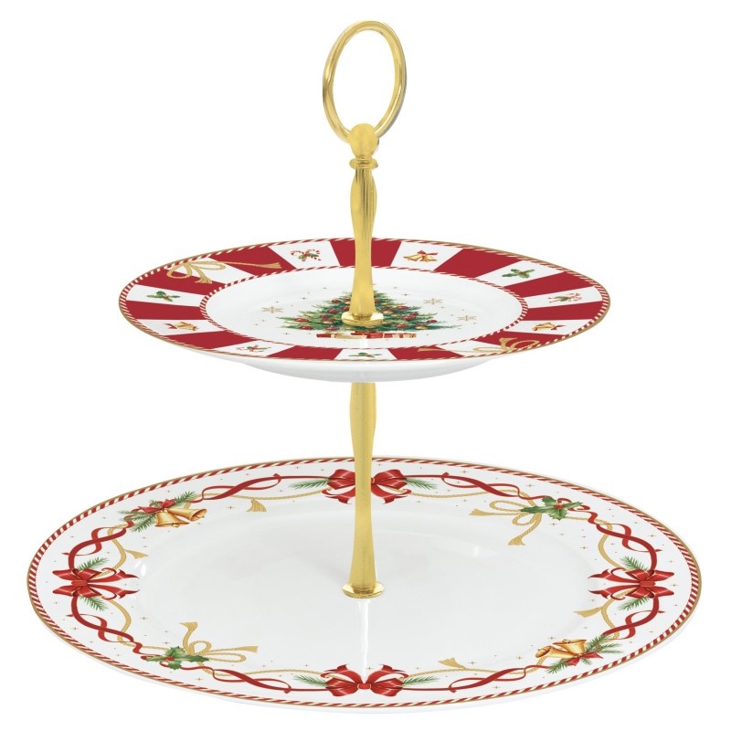 Alzata Torta A 2 Piani Christmas Tale Easy Life