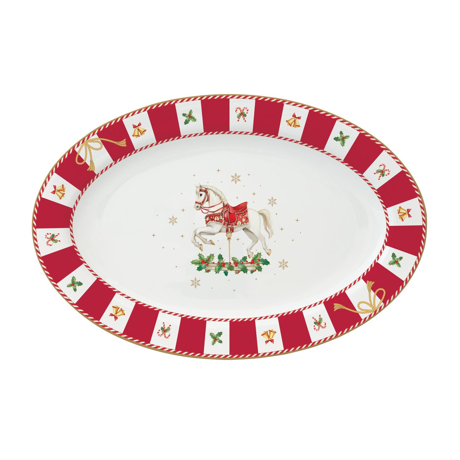 Vassoio Ovale Christmas Tale Easy Life
