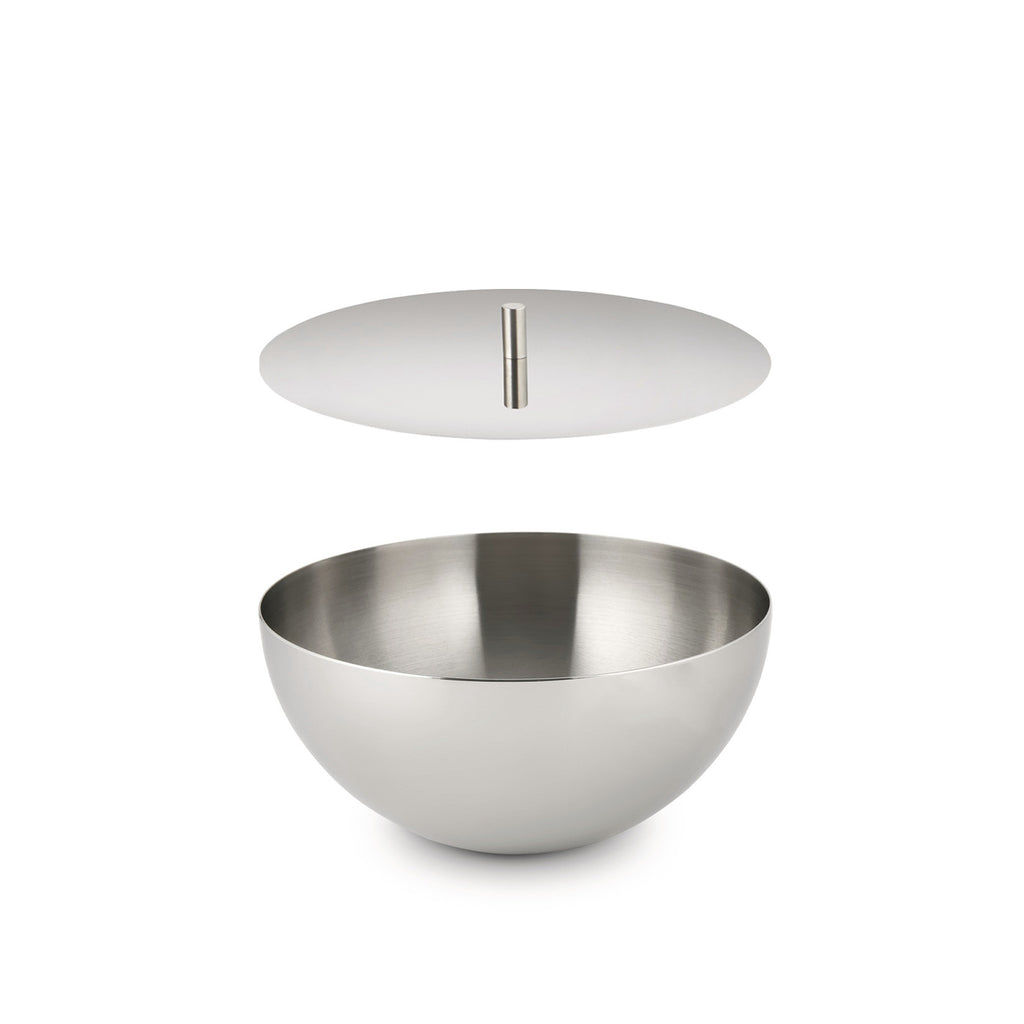 Ciotola Portacandela con Candela Rocc Flint Media Alessi