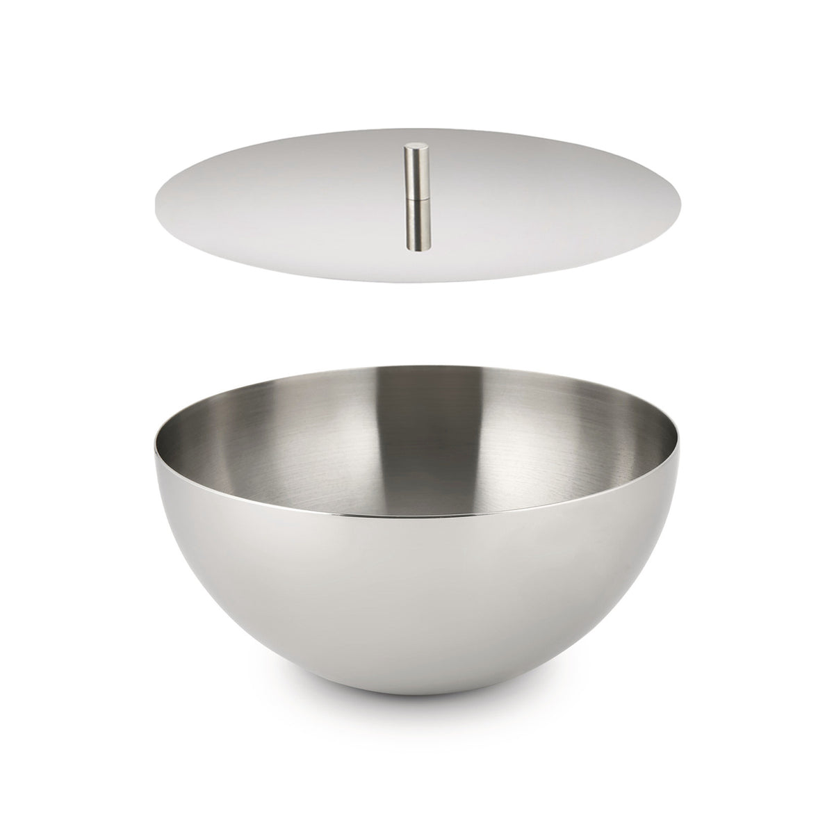 Ciotola Portacandela Rocc con Candela Marble Large Alessi