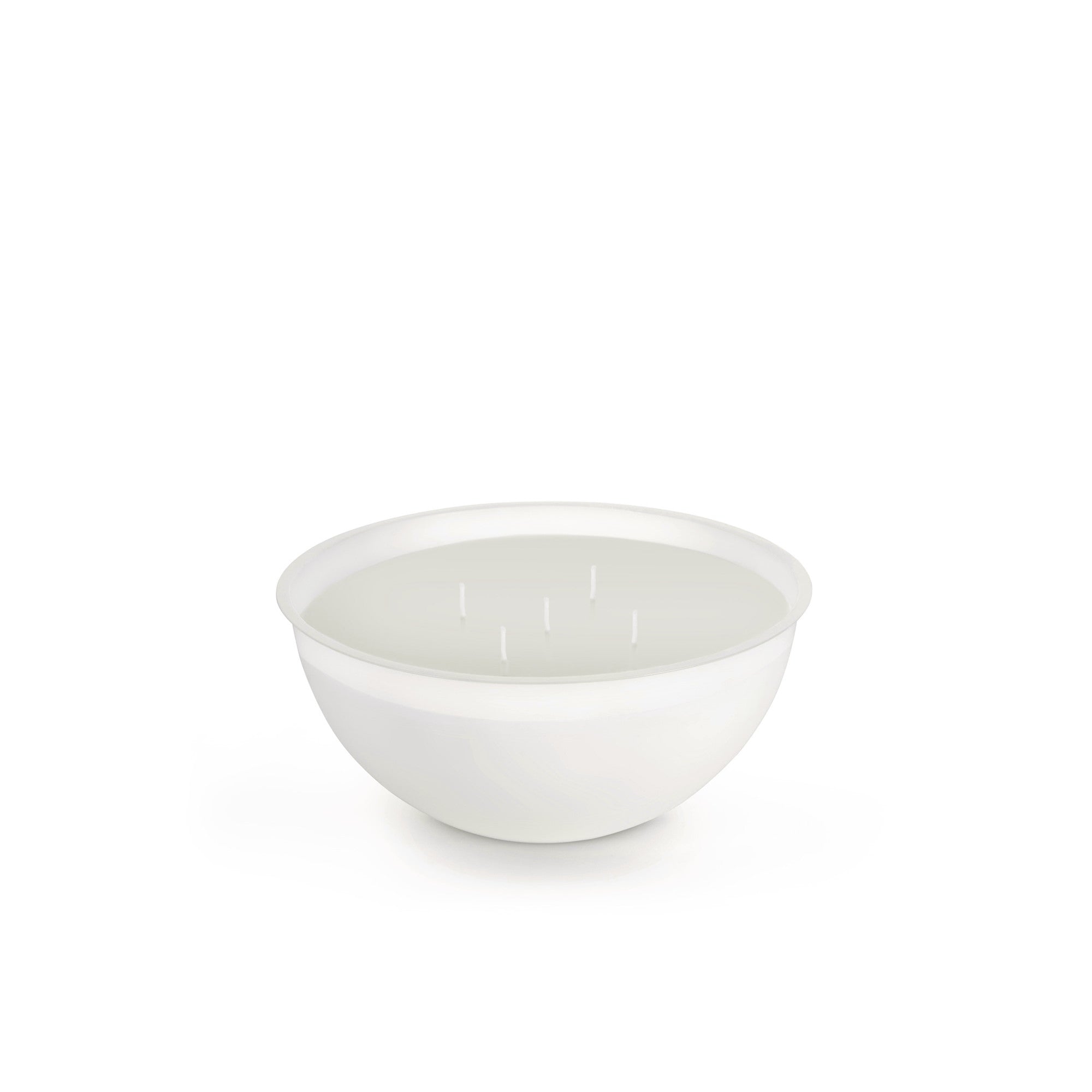 Ciotola Portacandela Rocc con Candela Marble Large Alessi