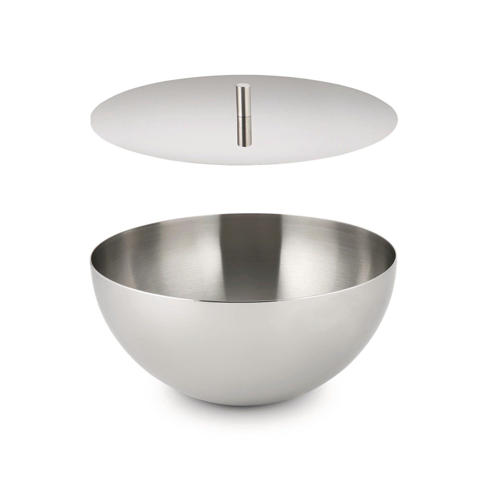 Ciotola Portacandela con Candela Rocc Amber Large Alessi