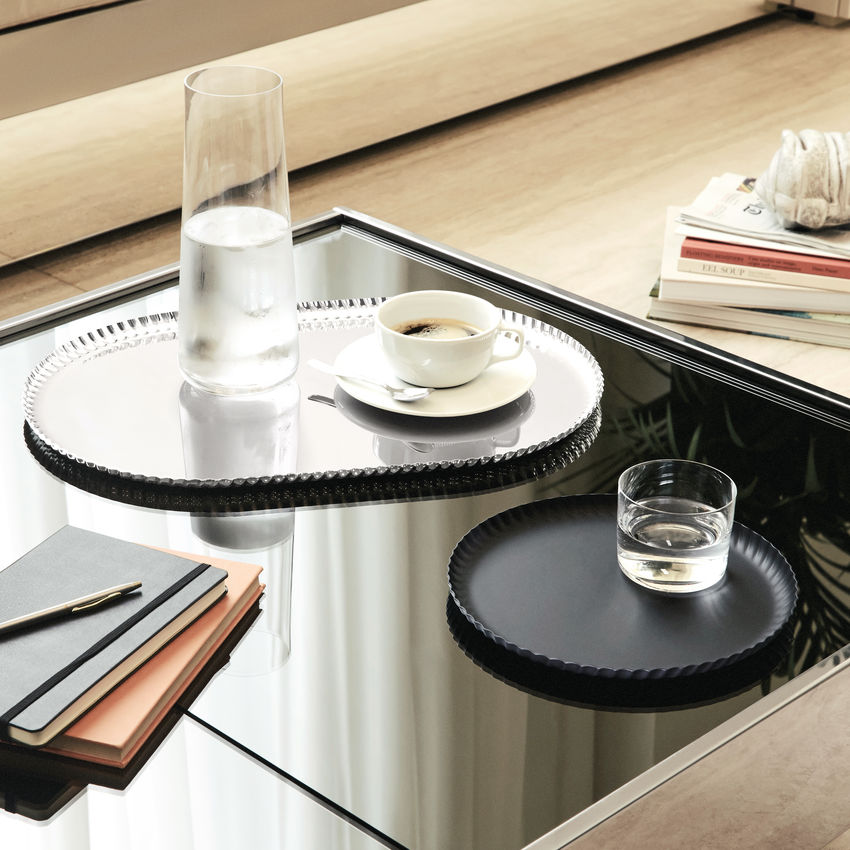 Pleats  Vassoio  Inox Alessi