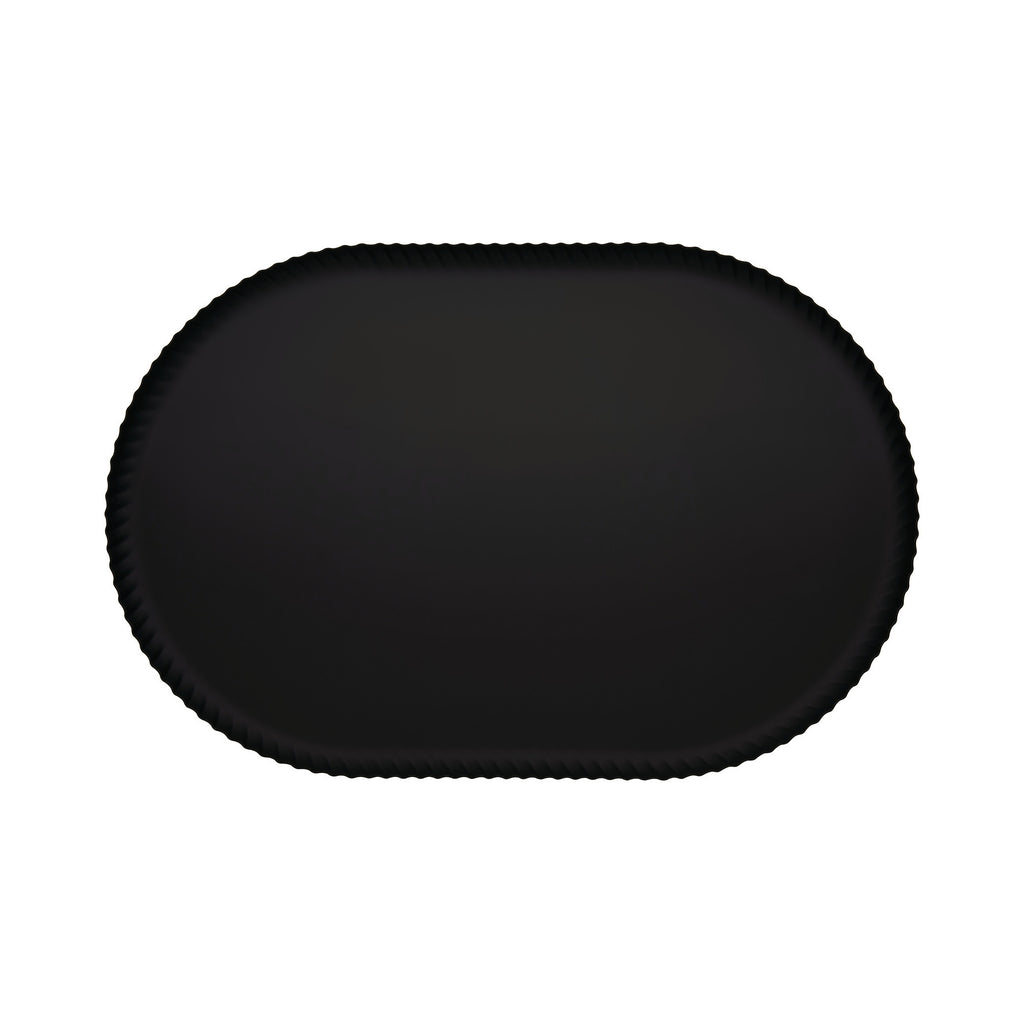 Pleats  Vassoio  Nero Alessi