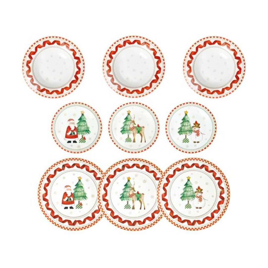 Tavola 6 Pz Racconti Porcellana Brandani