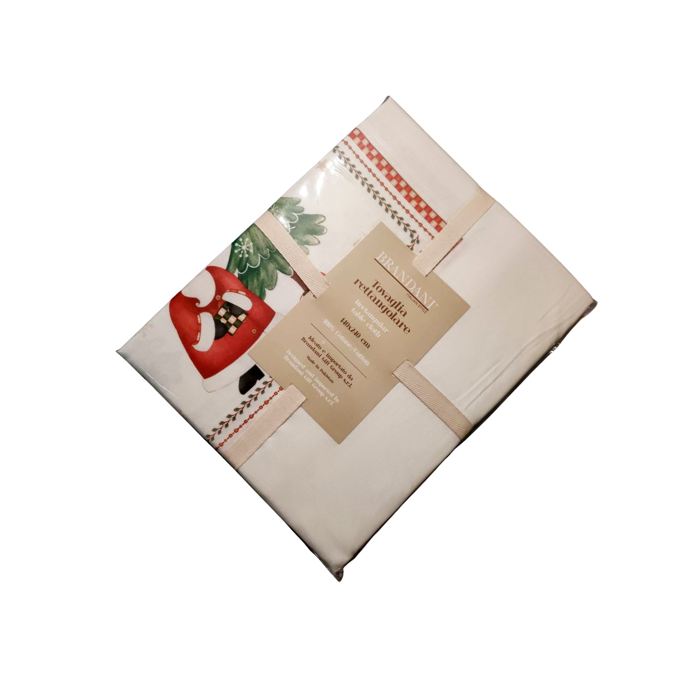 Tovaglia Cornice Racconti - 140x240 Cm Brandani