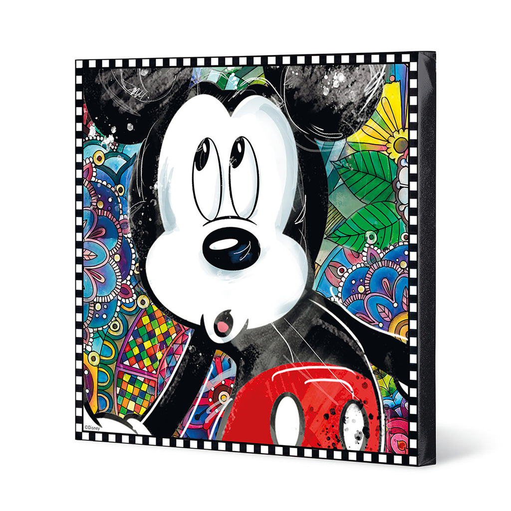 Quadro Mickey Forever e Ever 70X70 Cm Egan