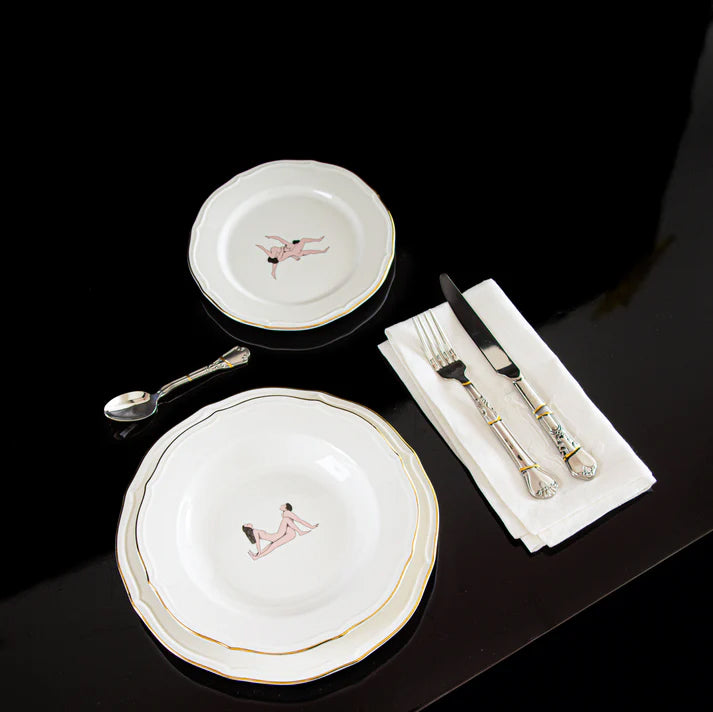 Set 3 Piatti Seikantai5271 Elongated Seletti