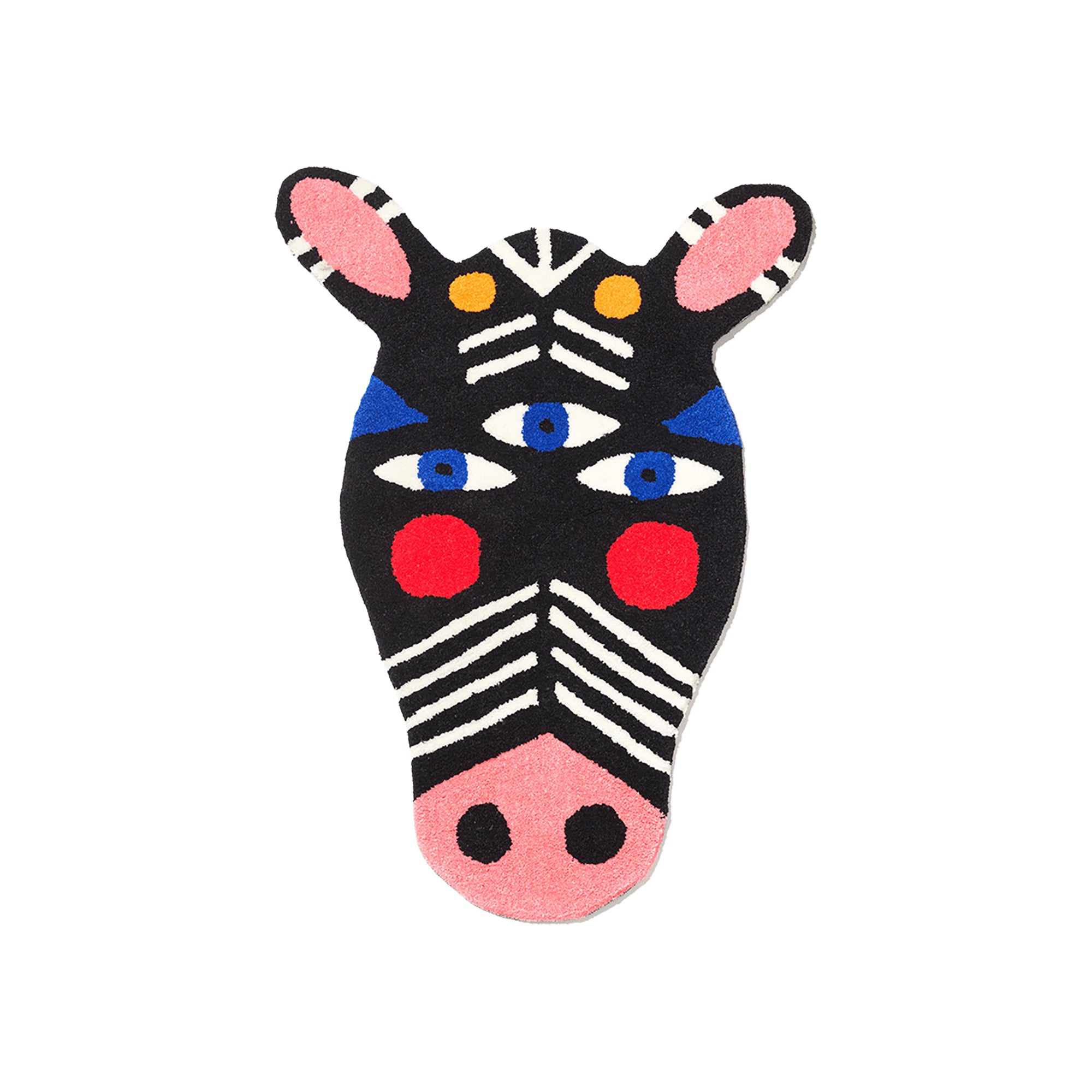 Tappeto Oggian Zibra Qeeboo