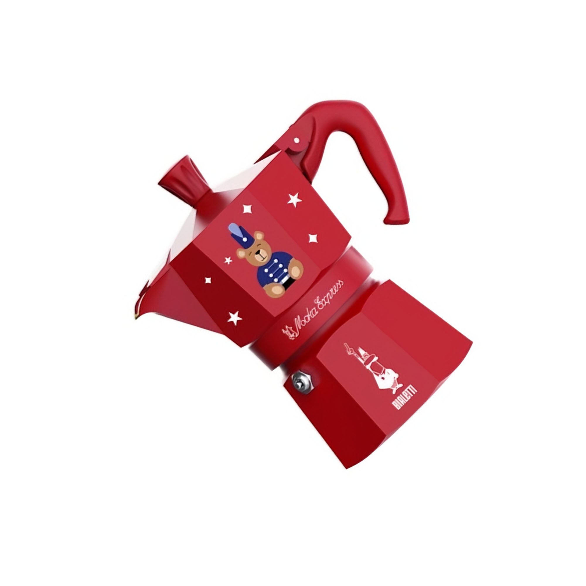 Moka Express Red 1Tz Natale Bialetti Exclusive