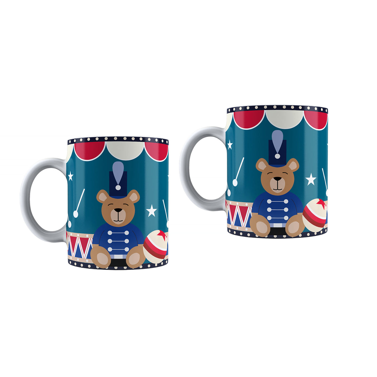 Set 2 Mugs orsetti Bialetti Exclusive