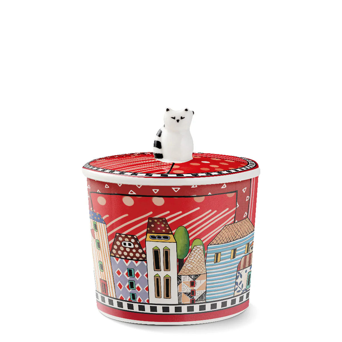 Zuccheriera Paese Mio Rosso  Cm 9X10 Egan