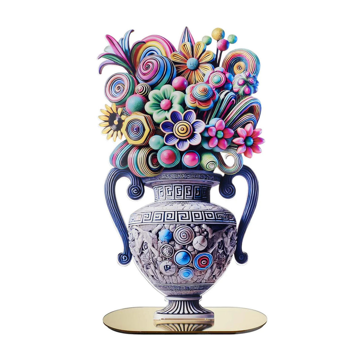 Greekpop Vaso Fiori  Tre Linee