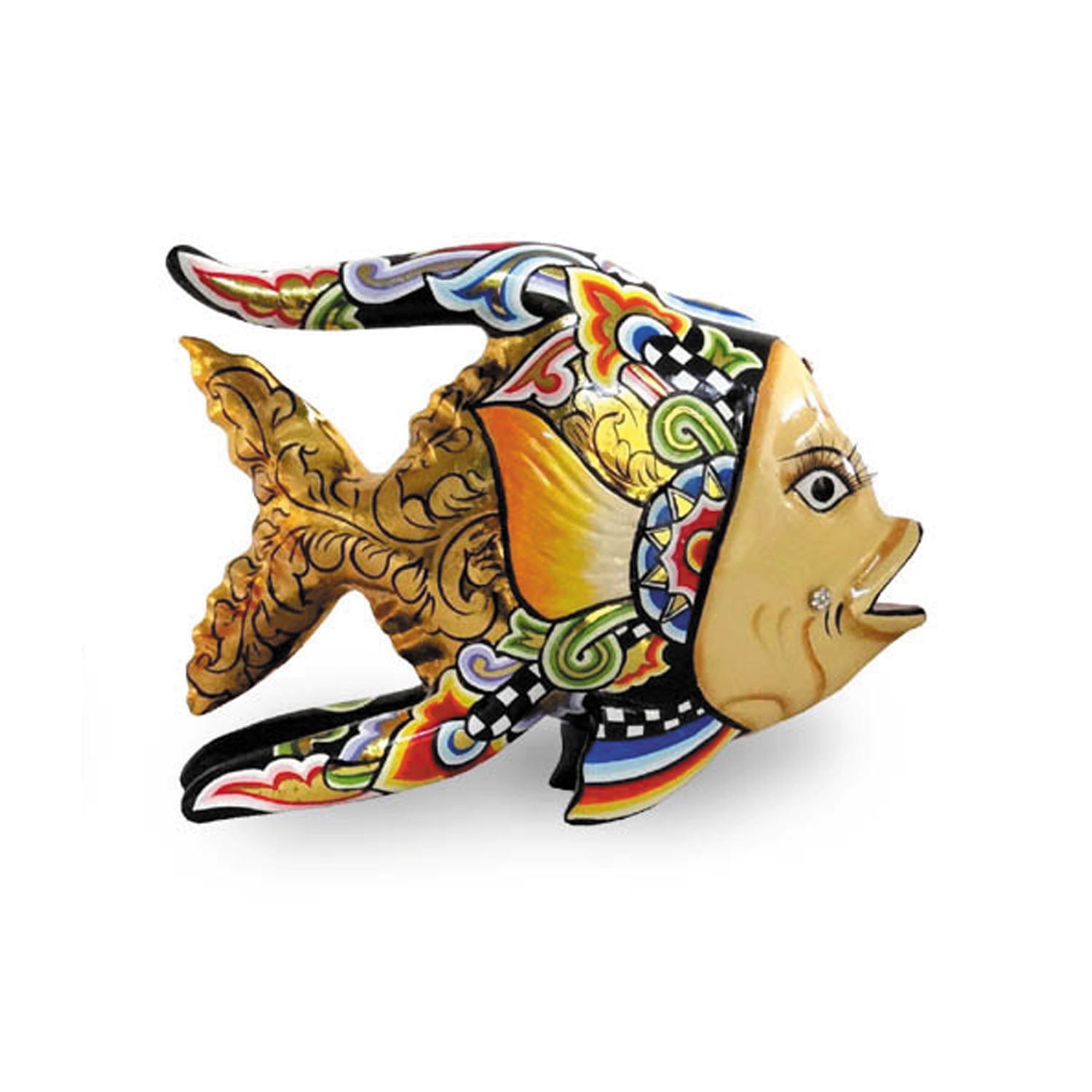 Pesce Oscar L Dorato Cm. 21X14.5 Tom`s Drag