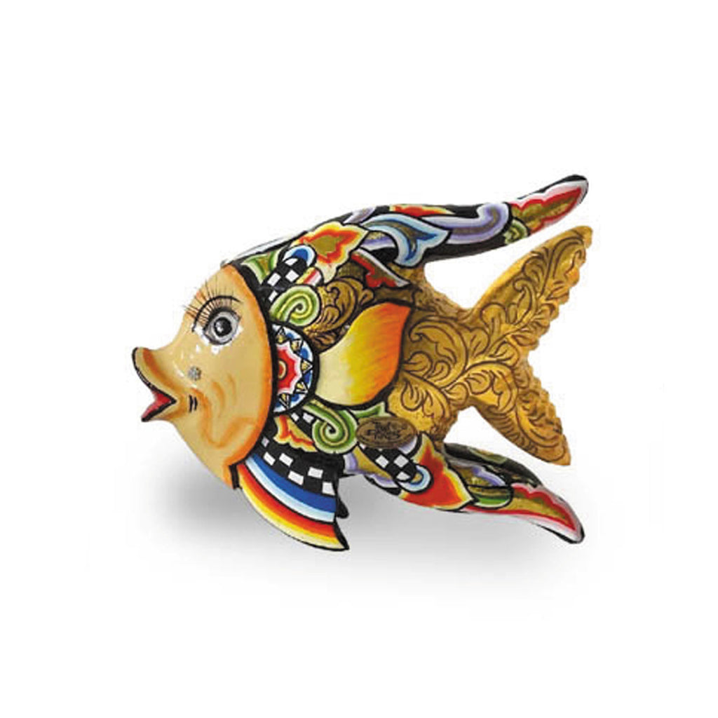 Pesce Oscar M Dorato 16X12 Cm Tom`s Drag