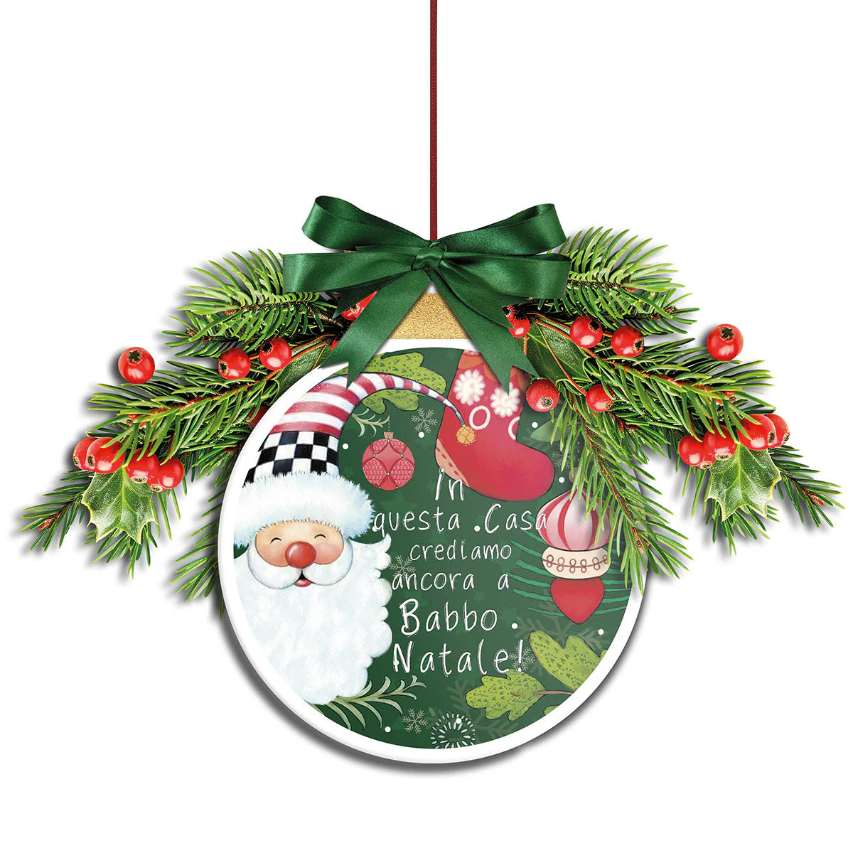 Fuoriporta Natale 2025 "Babbo Natale" Egan