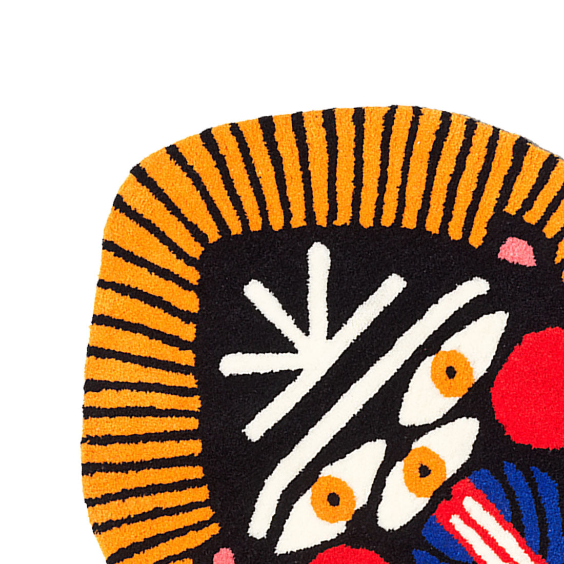 Tappeto Oggian Drillo Medio Qeeboo