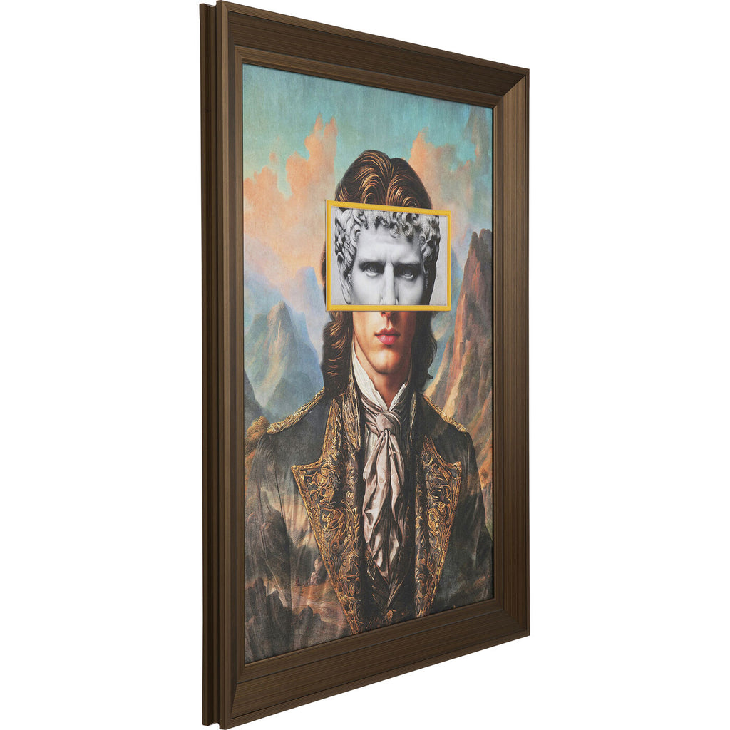 Quadro incorniciato LED Art Gentleman Kare Design